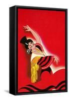 Flamenco Dancer Poster-null-Framed Stretched Canvas