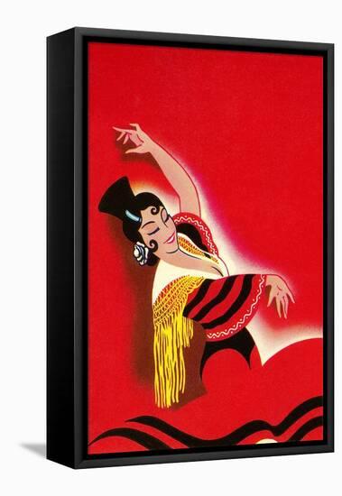 Flamenco Dancer Poster-null-Framed Stretched Canvas