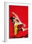 Flamenco Dancer Poster-null-Framed Art Print