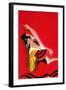 Flamenco Dancer Poster-null-Framed Art Print