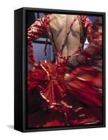 Flamenco Dancer, Seville, Andalucia, Spain-Peter Adams-Framed Stretched Canvas