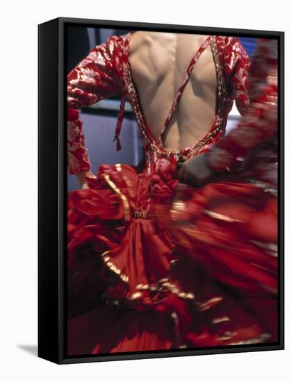 Flamenco Dancer, Seville, Andalucia, Spain-Peter Adams-Framed Stretched Canvas