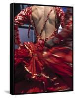 Flamenco Dancer, Seville, Andalucia, Spain-Peter Adams-Framed Stretched Canvas