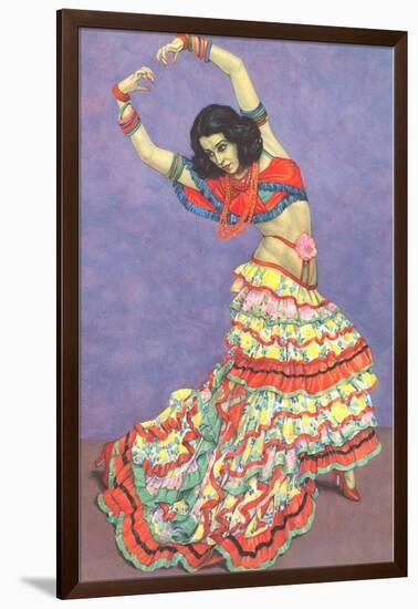 Flamenco Dancer-null-Framed Art Print