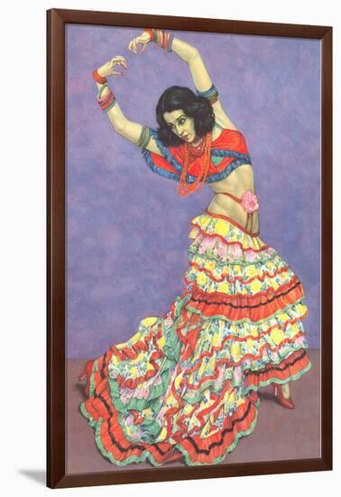 Flamenco Dancer-null-Framed Art Print