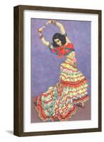 Flamenco Dancer-null-Framed Art Print