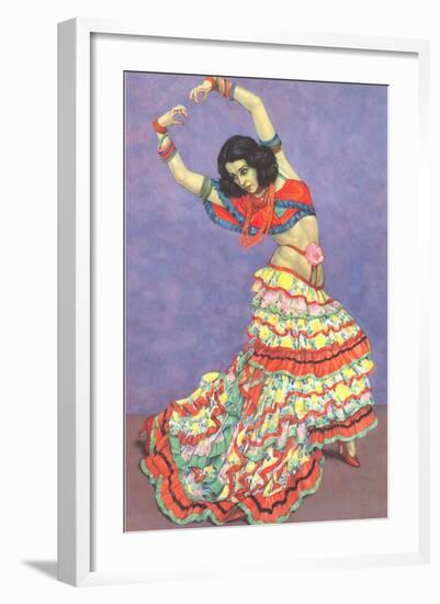 Flamenco Dancer-null-Framed Art Print