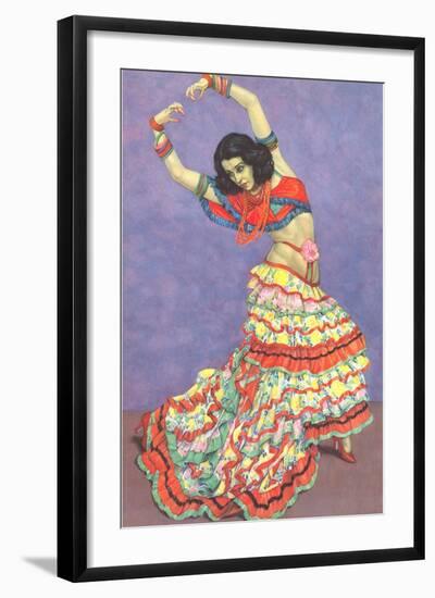 Flamenco Dancer-null-Framed Art Print