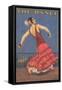 Flamenco Dancer-null-Framed Stretched Canvas