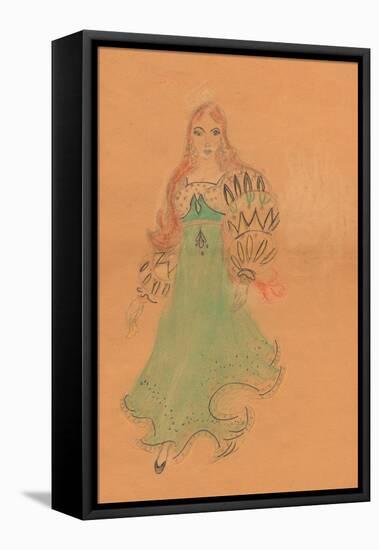Flamenco Dancer-Norma Kramer-Framed Stretched Canvas