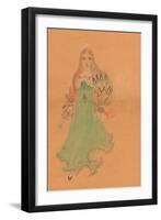 Flamenco Dancer-Norma Kramer-Framed Art Print