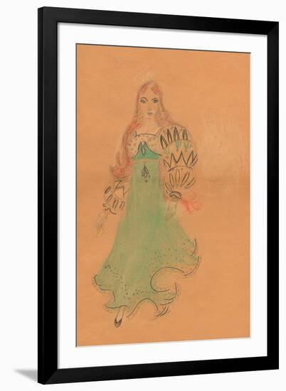 Flamenco Dancer-Norma Kramer-Framed Art Print