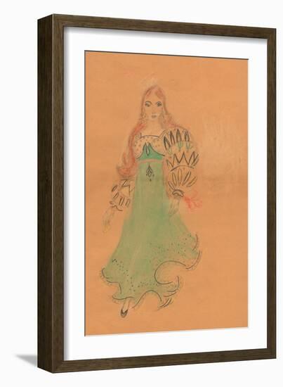 Flamenco Dancer-Norma Kramer-Framed Art Print