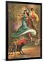 Flamenco Dancers and Bullfighter-null-Framed Art Print