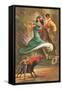 Flamenco Dancers and Bullfighter-null-Framed Stretched Canvas