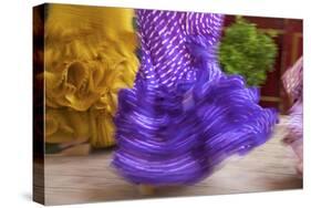 Flamenco Dancers, Feria Del Caballo in Jerez De La Frontera, Andalusia, Spain-Katja Kreder-Stretched Canvas