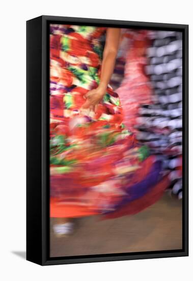 Flamenco Dancers, Jerez De La Frontera, Cadiz Province, Andalusia, Spain-Neil Farrin-Framed Stretched Canvas