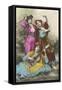 Flamenco Dancers-null-Framed Stretched Canvas