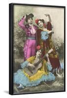 Flamenco Dancers-null-Framed Art Print