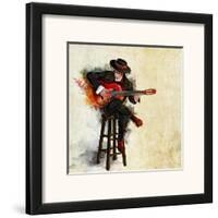 Flamenco del Fuego II-null-Framed Art Print