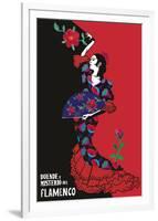 Flamenco Graphic-Emilie Ramon-Framed Giclee Print