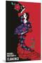 Flamenco Graphic-Emilie Ramon-Mounted Giclee Print