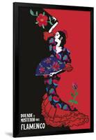 Flamenco Graphic-Emilie Ramon-Framed Giclee Print