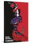 Flamenco Graphic-Emilie Ramon-Stretched Canvas