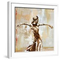 Flamenco I-Monica Galvan-Framed Art Print