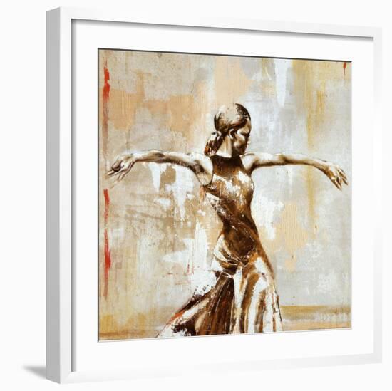 Flamenco I-Monica Galvan-Framed Art Print