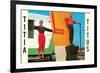 Flamenco Mannequins-null-Framed Premium Giclee Print