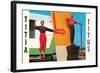 Flamenco Mannequins-null-Framed Art Print