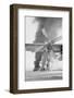 Flames and Smoke Rising from C-130S-Bill Hall-Framed Photographic Print