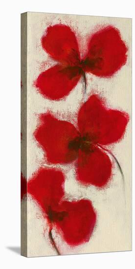 Flaming Blooms I-Emma Forrester-Stretched Canvas
