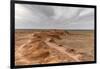 Flaming cliffs, Bajanzag, South Gobi province, Mongolia, Central Asia, Asia-Francesco Vaninetti-Framed Photographic Print