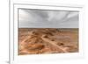 Flaming cliffs, Bajanzag, South Gobi province, Mongolia, Central Asia, Asia-Francesco Vaninetti-Framed Photographic Print