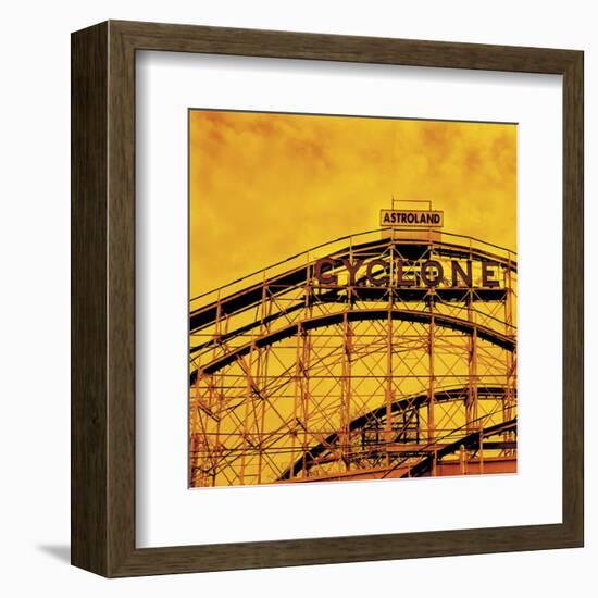 Flaming Cyclone-Erin Clark-Framed Art Print