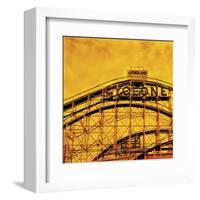 Flaming Cyclone-Erin Clark-Framed Art Print