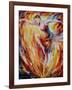 Flaming Dance-Leonid Afremov-Framed Art Print