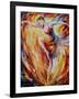 Flaming Dance-Leonid Afremov-Framed Art Print
