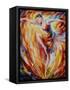 Flaming Dance-Leonid Afremov-Framed Stretched Canvas