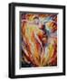 Flaming Dance-Leonid Afremov-Framed Art Print