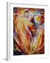 Flaming Dance-Leonid Afremov-Framed Art Print