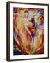 Flaming Dance-Leonid Afremov-Framed Art Print