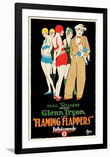 Flaming Flappers - 1925-null-Framed Giclee Print