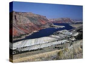 Flaming Gorge-J.D. Mcfarlan-Stretched Canvas