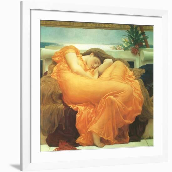 Flaming June, 1895-Frederick Leighton-Framed Giclee Print