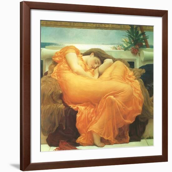 Flaming June, 1895-Frederick Leighton-Framed Giclee Print