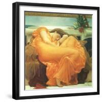 Flaming June, 1895-Frederick Leighton-Framed Giclee Print