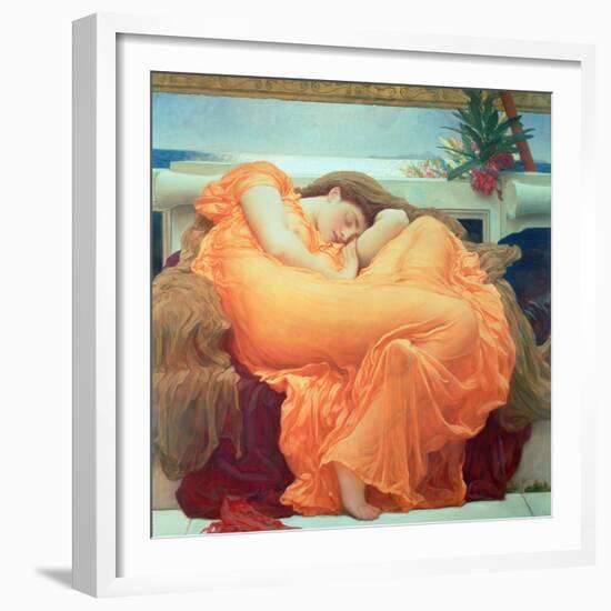 Flaming June, c.1895-Frederick Leighton-Framed Giclee Print